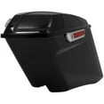thumbnail image 2 of Kojem Extended Saddle Bags For 1993-2013 Harley Tour Gloss Black W/ Speaker Lids Latch Key, 2 of 14