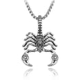 thumbnail image 1 of Gold Silver Black Scorpion Pendant Necklaces For Men Party Anniversary Gift, 1 of 5