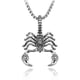 thumbnail image 1 of Gold Silver Black Scorpion Pendant Necklaces For Men Party Anniversary Gift, 1 of 5