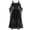 Black, variant on Halloween Punk Dress for Women Renaissance Vampire Butterfly Sleeve Mesh Gothic Party Outfit