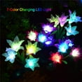 thumbnail image 1 of Outdoor Solar Garden Stake Lights - 2 Pack Solite Solar Powered Lights with 8 Lily Flower, Multi-color Changing LED Solar Stake Lights for Garden, Patio, Backyard, 1 of 1