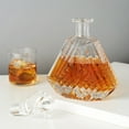 thumbnail image 5 of Viski Irish Cut Whiskey Decanter, Carafe for Liquor and Spirits Gifts, 15oz, 5 of 6