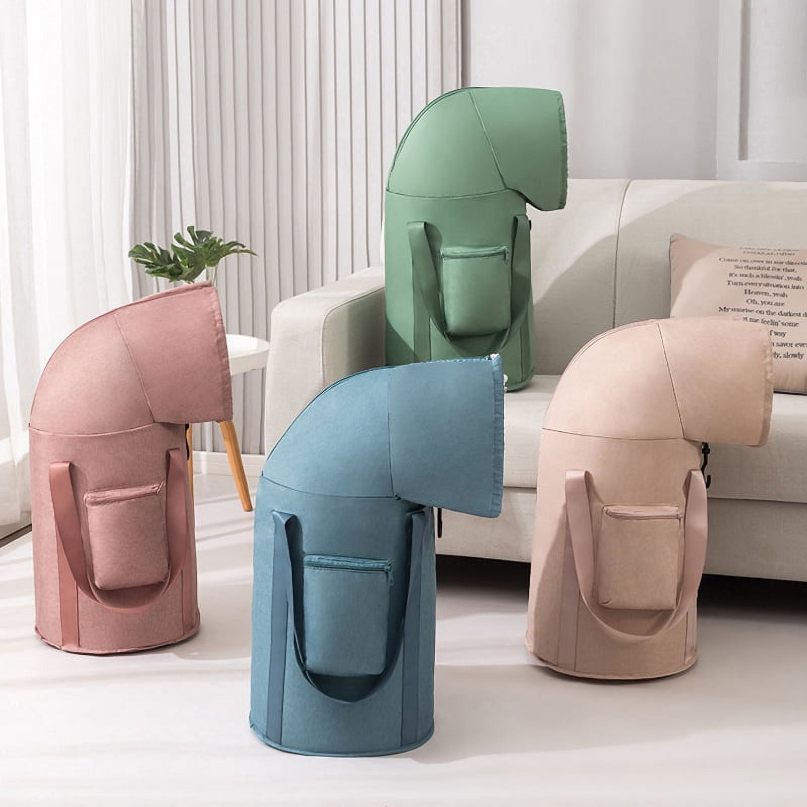 Folding Portable 5 layers Thickened Over Knee Bubble Feet Bucket Footbath Foot Spa Massager for Traveling Home