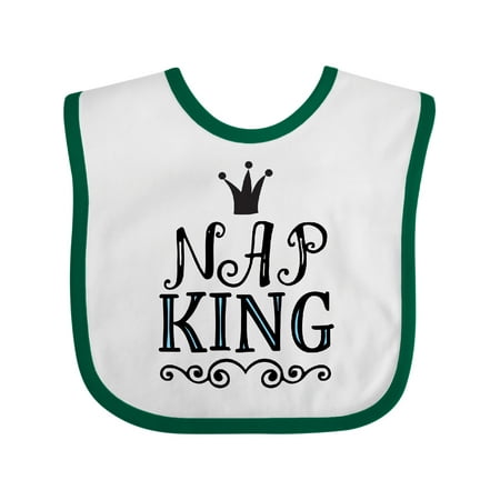 

Inktastic Nap King Baby Boy Gift Baby Boy Bib