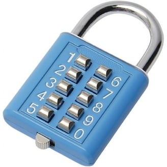 Gold Tone Digits Resettable Combination Luggage Drawer Box Lock