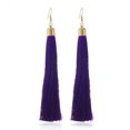 thumbnail image 1 of Sonducket Borla Pendientes Candelabro Bohemio Cuerda larga Joyería exagerada Oreja Cuelga Flecos Día de San Valentín Niñas Par de aretes Ropa, zapatos y accesorios Miscelánea Violeta, 1 of 6