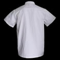 thumbnail image 3 of Men Women Double Breasted Short Sleeve Uniforms Chef Coat Restaurant Cook Uniform 2XL White Short Sleeve, 3 of 9