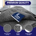 thumbnail image 5 of Linteum Textile 100% Cotton Premium Washcloths, 12x12 Inches [Pack of 24] Light Grey, 5 of 7