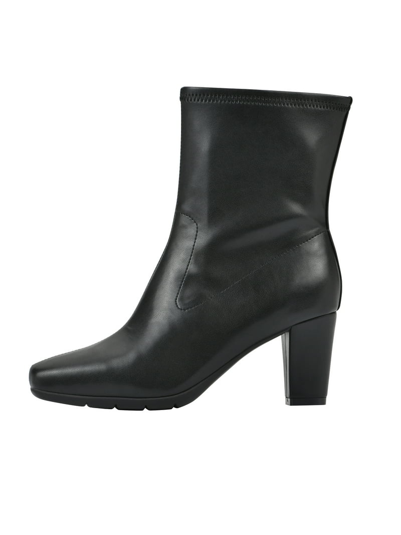 Aerosoles Women's Comfortable Stretch High Heel Ankle Boot, Wide
