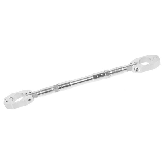 HOMEMAXS  Motorcycle Handlebar Reinforcement Balance Modification Accessories Silver
