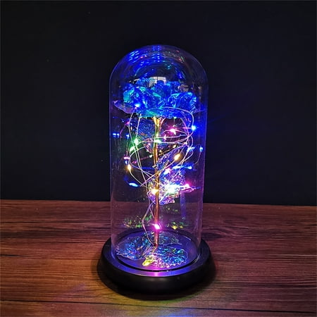 

Led Lights Light Bulbs Romantic Glass Rose Flower Wedding Led Light Decoration Valentine S Day Gift