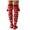 Red, variant on EnJoCho Clearance Womens Knee High Socks Women's Performance Cotton Pad Sports Leisure Socks Christmas Pattern Socks for Women Adult Xmas Winter Themed Charming Socks Heated Socks Bulk Red Cute&Fun