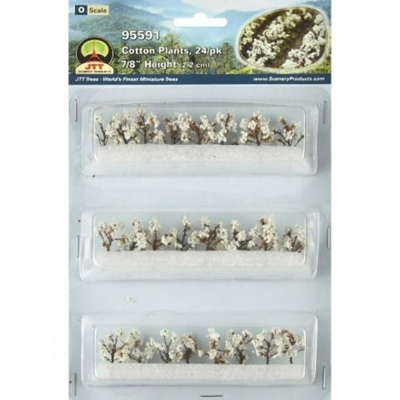 JTT Scenery 95591 COTTON PLANTS, O-scale, 24/pk
