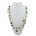 thumbnail image 4 of Bocar Long Statement Necklaces for Women Trendy, Boho Costume Jewelry Layered Crystal Beaded Collar Necklaces for Women (NK-10084-green), 4 of 10