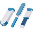 thumbnail image 2 of Juego de 2 piezas de cepillo quitapelos para mascotas de doble cara: cepillo para quitar pelos y pelusas con base autolimpiante, quitapelos para perros y gatos para muebles, sofás y alfombras, 2 of 5