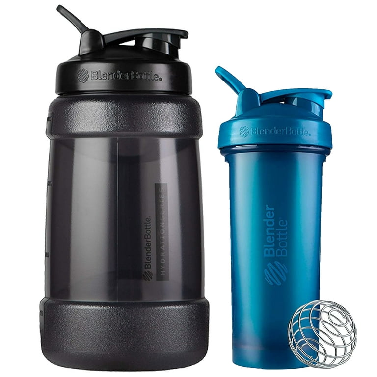 BlenderBottle Classic V2 Shaker Bottle for Protein Shakes, Pre Workout and  Hydration Extra Large 2.2 Liter Koda Water Jug 