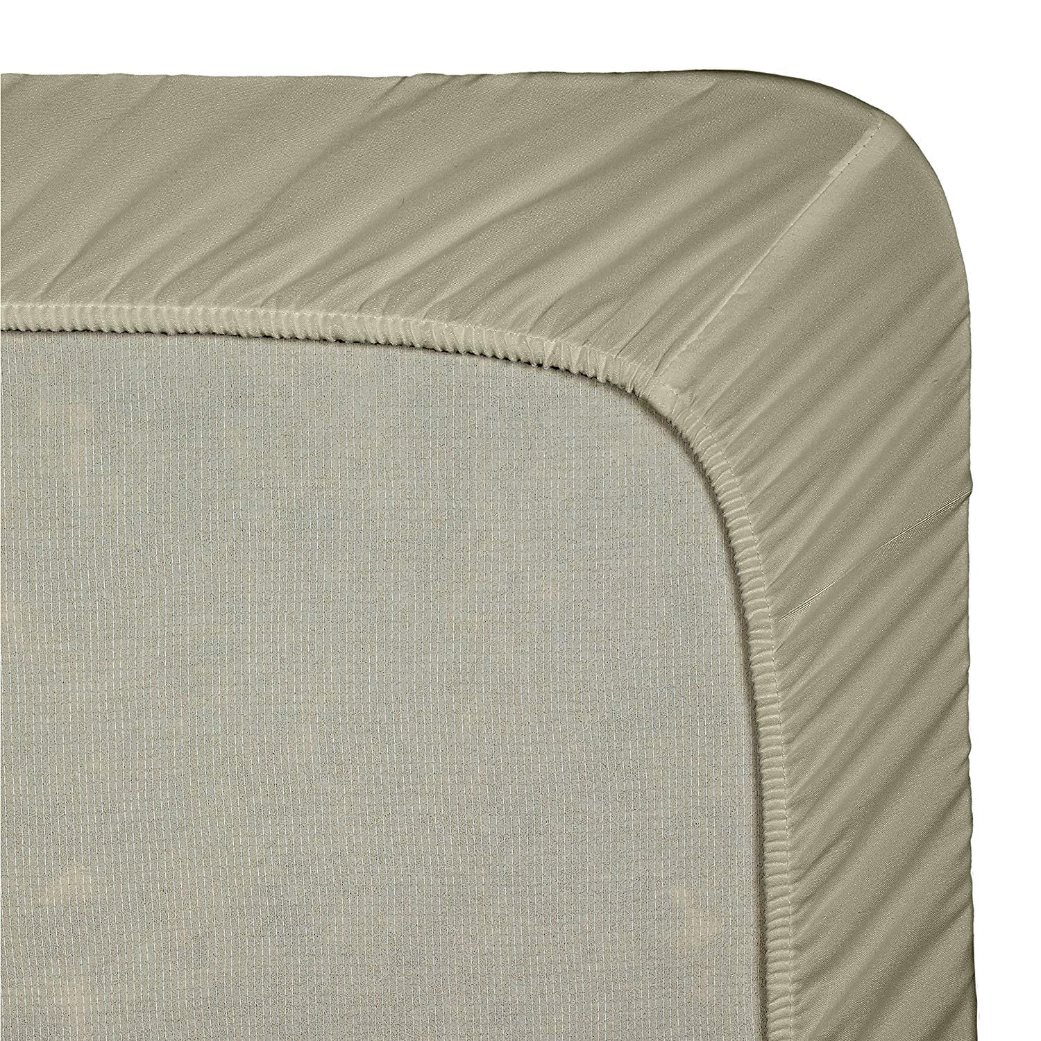 Clara Clark Premier 1800 Collection Single Microfiber Fitted Sheet, King Size, Sage Green