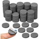 thumbnail image 1 of 80 alfombrillas de fieltro para muebles (gris, diámetro de 2,5 cm, grosor de 2 mm), protectores de suelo, alfombrillas autoadhesivas para sillas, patas gruesas, antiarañazos, 1 of 5