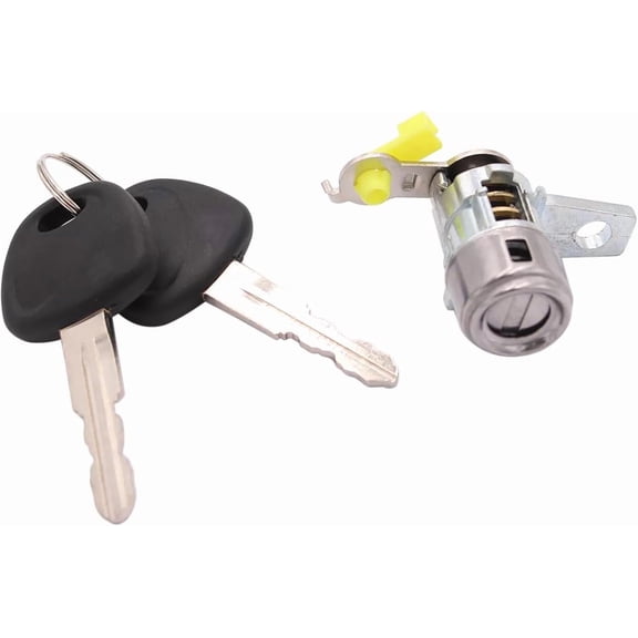 Left Front Driver Side Door Lock Cylinder with 2 Keys for Hyundai Accent 2005-2011, 81970-1EA00 819701EA00