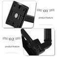 thumbnail image 3 of WHAMVOX 1 Set Wall Speaker Mount Sleek Design Plastic for Living Room Home Users, 3 of 8
