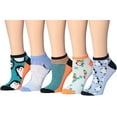 thumbnail image 5 of Colorfut Women's 20 Pairs Colorful Patterned Low Cut/No Show Socks WL21B-AB, 5 of 5