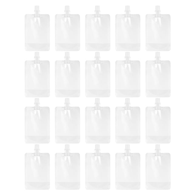 EeaseMX 20 bolsas de plástico para envasado de líquidos y bebidas de grado alimenticio.