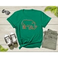 thumbnail image 5 of Colorful Rhinoceros Hippopotamus Wild Hippo Animal Wildlife T-Shirt Rhino Lover Gift Graphic T Shirt for Men Women Boys Girls Teens Tshirt, 5 of 8