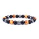 thumbnail image 1 of Pulseras de cuentas de ojo de tigre para hombres y mujeres, obsidiana negra Natural, hematita, protección de la salud magnética, joyería del alma, 1 of 4