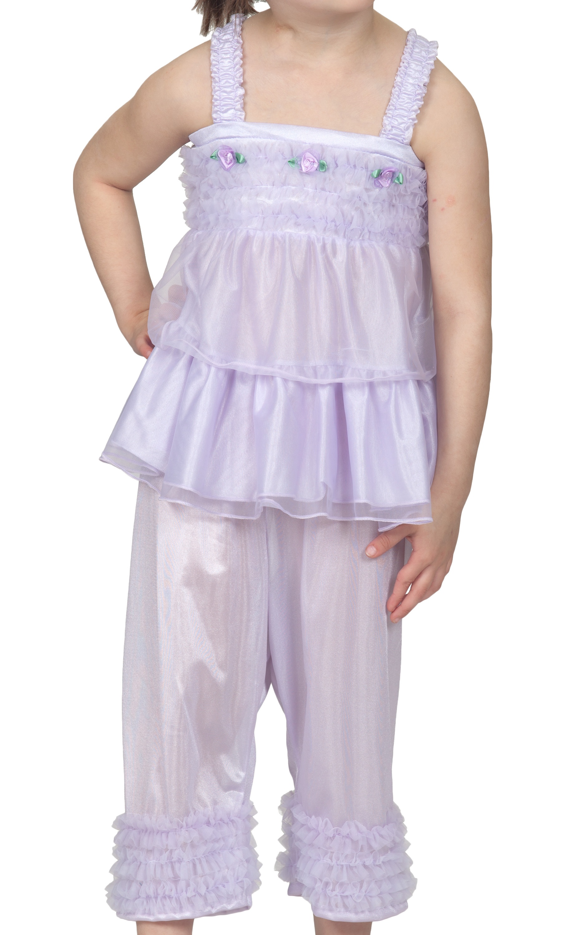 frilly romper baby