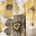 thumbnail image 2 of Rooney Floral Print Room Darkening Rod Pocket Top Window Curtain Valance (52" X 18”, Yellow & Gray), 2 of 2