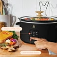 thumbnail image 4 of Beautiful 4Qt Slow Cooker with Touch-Activated Display, Black Sesame by Drew Barrymore, 4 of 9