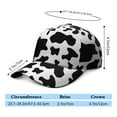 thumbnail image 5 of Vintage Farm Animal Pattern Dad Hat - Minimalist Cow Cartoon Adjustable Snapback Cap for Unisex, Country-Themed Aesthetic with Curved Brim & UV Protection, 5 of 7