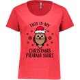 thumbnail image 3 of Inktastic This is My Christmas Pajama Shirt with Owl Women's Plus Size T-Shirt, 3 of 5