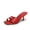 RED, variant on Women's Strappy Kitten Heels 2.5 inch Stability Cute Flip Flops Thong Sandals with Cushioned Insoles for All-day Wear Prom Party Vacation
