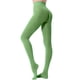thumbnail image 1 of Leggings de baile blancos de punto sin costuras para mujer, de color liso y talla grande, sin amoníaco, 40D, coloridos, 1 of 6