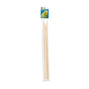 Prevue Birdie Basics Perch - Small/Medium Birds - 16in.L x 7/16in.W - 2 Pack