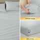 thumbnail image 3 of Kingrest 100% Algodón Juego de Sábanas de 3 Piezas para Cama Individual Size, Bolsillos Extra Profundos para 40cm, Ultra Suave y Transpirable, 3 of 9