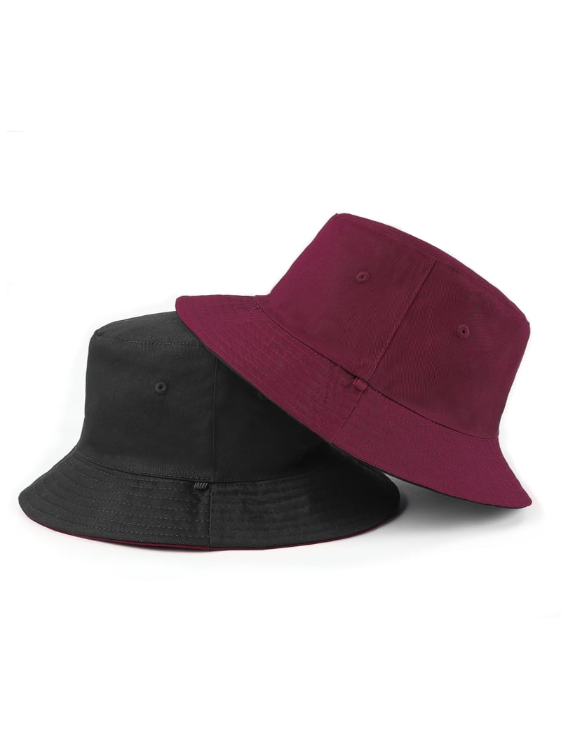 Zylioo Lagre Summer Bucket Sun Hats,Double-Sided Beach  display picture 1