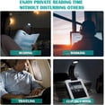 thumbnail image 4 of Lampe de Lecture avec Pinces USB Rechargeable 4 Niveaux de Luminosité Réglables Pliable pour Lecture Nocturne avec Pinces Magnétiques pour Livres Kindle Tablette iPad Ordinateurs Portables, 4 of 5