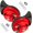 Red, variant on chasenew Super Loud Car Snail Horns, 12V 300DB Durable Car Horn Kit, High Low Tone Universal Waterproof Car Air Electric Snail Horn, Vehicle Air Horn Replacement for Motorcycle Truck (Red-2 PCS)