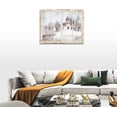 thumbnail image 4 of Country Church Wall Art Christian Church Pictures Wall Decor 3D Window Church Canvas Painting Print Rustic Religion Faith Farmhouse Home Decor Artworks Framed for Living Room Bedroom Office 16"x12", 4 of 7