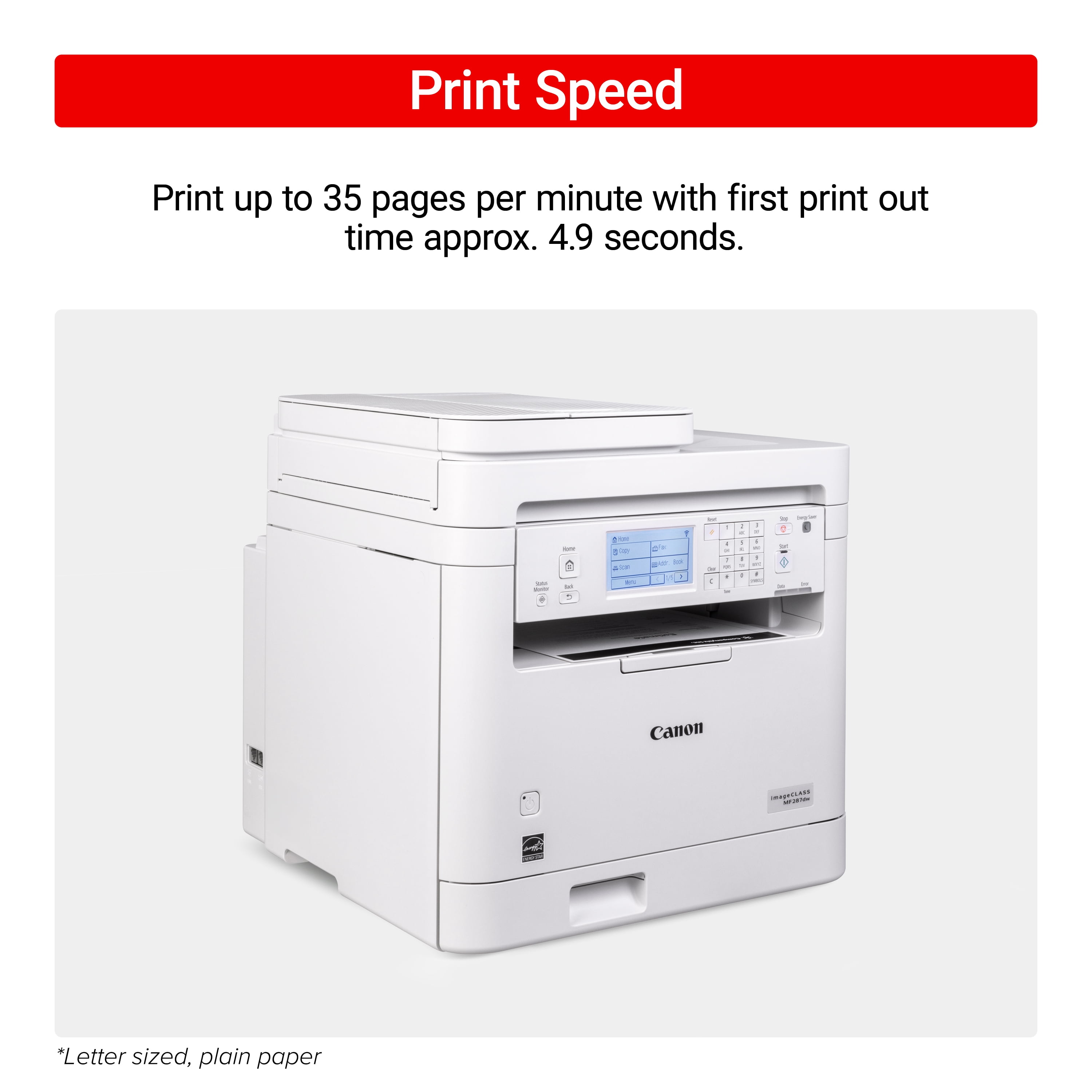 Canon imageCLASS MF287dw - All in One, Wireless, Duplex Laser Printer