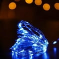 thumbnail image 2 of Copper Wire String Lights USB Powered LED Fairy Lights 8 Modes with Timer Remote Control for Home Bedroom Birthday Party Wedding Christmas Festival Decor (65.6ft 200leds, Blue), 2 of 8