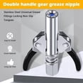 thumbnail image 4 of 12000PSI Professional Grease Gun Coupler Quick Release Lock Oil Injection Nozzle, 4 of 9