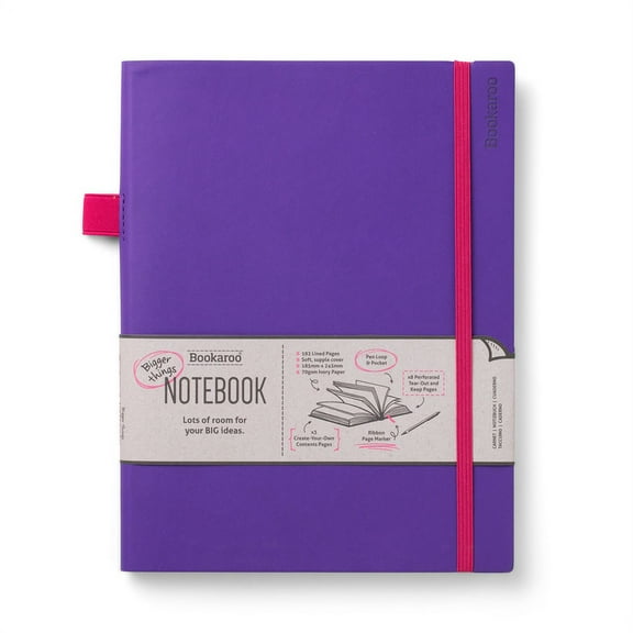 Bookaroo Bigger Things Notebook Purple (Other)