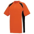 thumbnail image 1 of Camiseta juvenil Base Hit NARANJA/ NEGRO/ BLANCO L Ropa deportiva Augusta 1541, 1 of 1