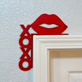 Ornaments 2024 Valentine's Day Door Corner Door Frame Decoration Lips