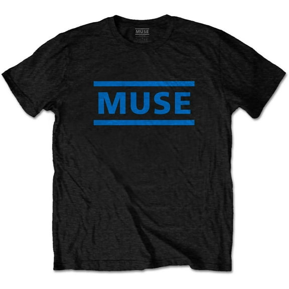 Muse Unisex T-Shirt Dark Blue Logo (Small)