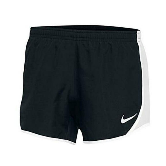 Nike Girls Dry Tempo Running Shorts (Large, Green/White)