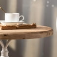 thumbnail image 3 of YUIlili Vintage Round Side Table Living Room, Rustic French Country End Table, Farmhouse Round Table Cedar Wood Accent Table for Bedroom, Entryway, Home Decor White, 3 of 7